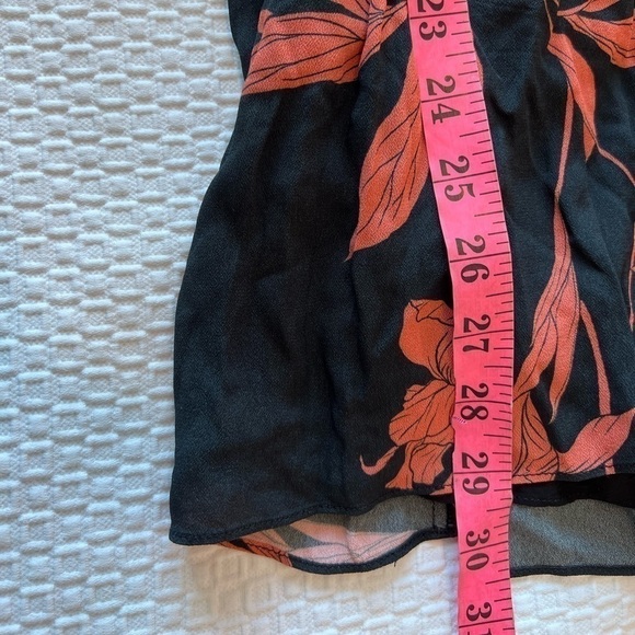 Thakoon Floral Ruffle Silk Blend Romper Black Womens Size 6 - Picture 13 of 16